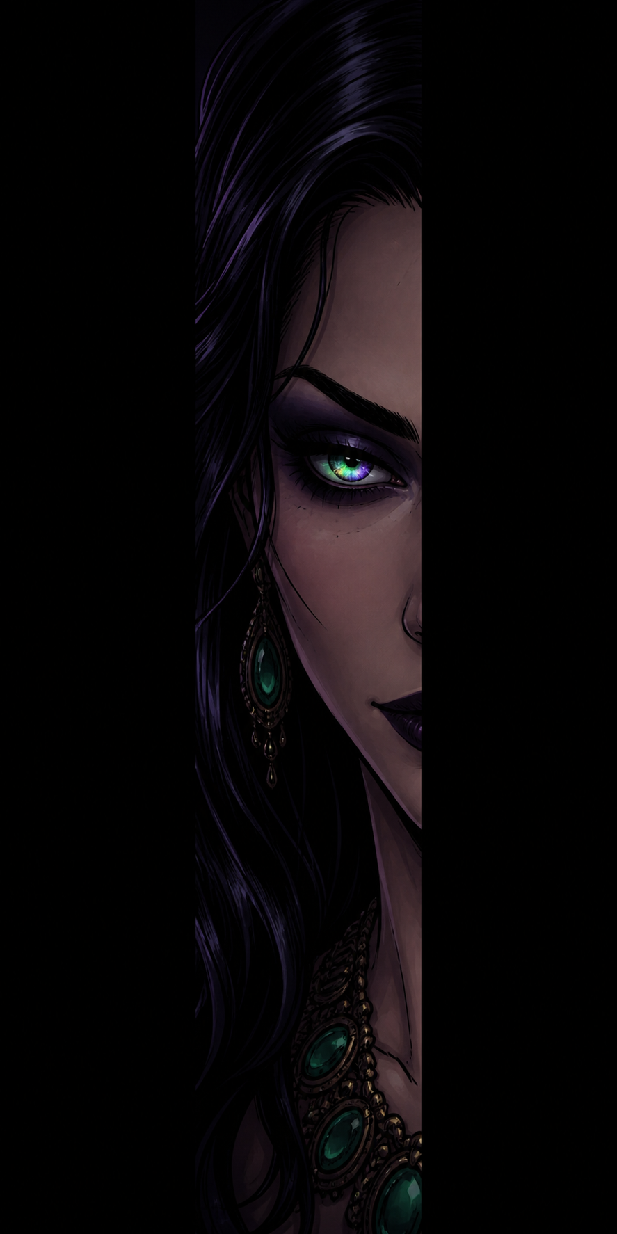 La bruja — un ojo en la oscuridad